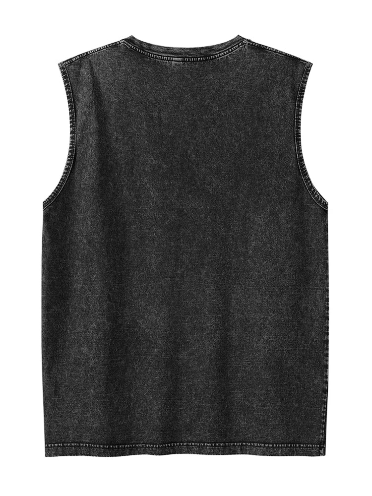 SwissFellas Herren ärmelloses Tank Top mit Rundhals, bequeme Passform