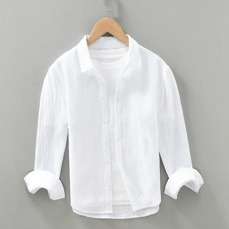 Herren Freizeithemd | Reguläre Passform mit Knopfleiste | Strukturiertes Design | Smart Casual Look