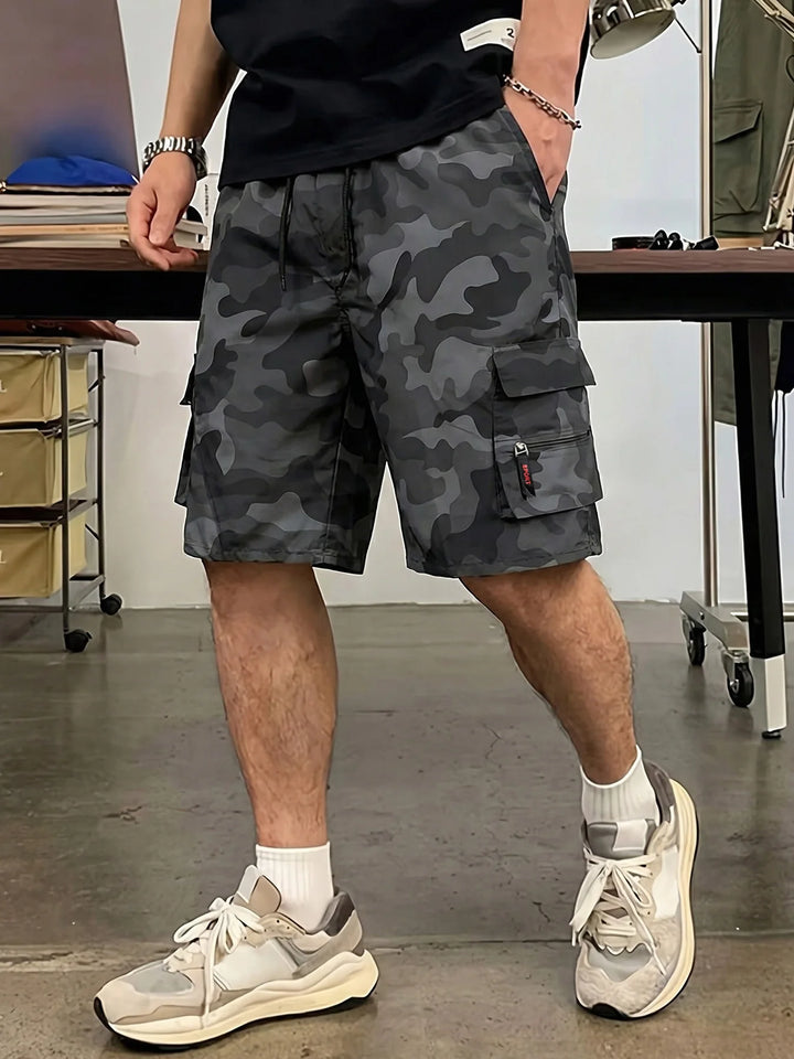 Lukas | Cargo Shorts mit Reißverschlusstaschen