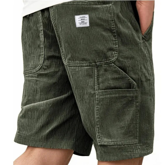 Felix | Cord Shorts mit Cargo-Taschen