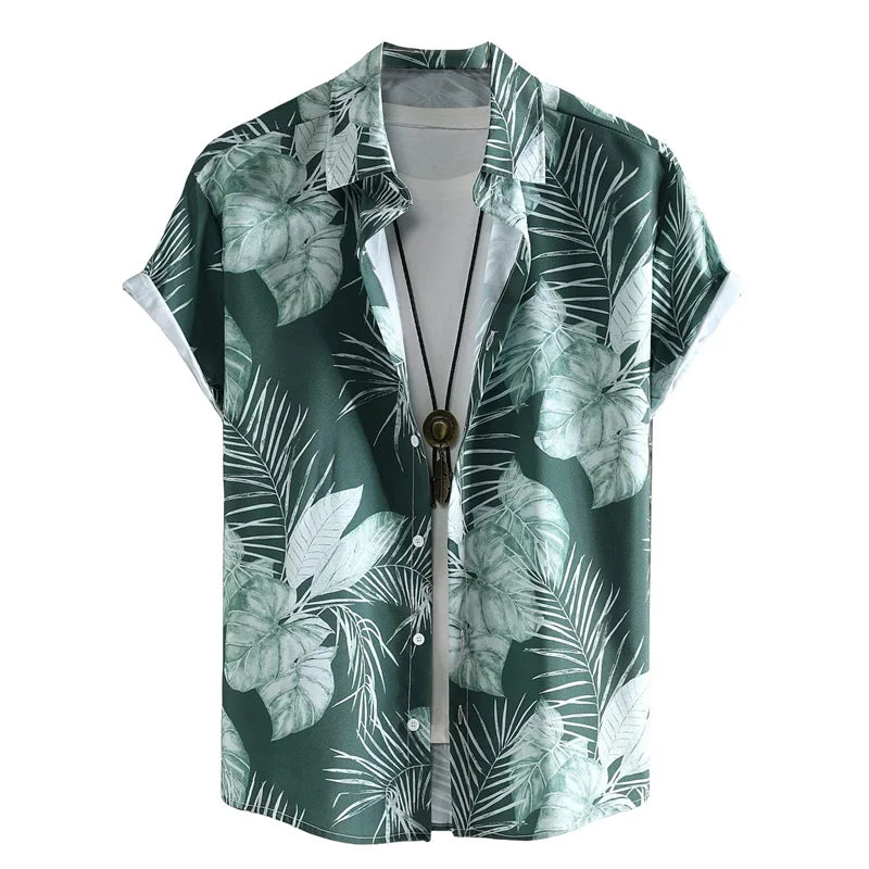 Nico | Hawaii Hemd mit Blumen Print