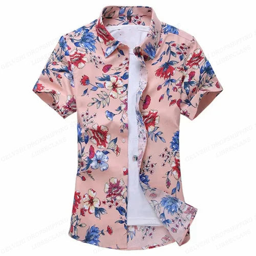 Felix | Hawaii Hemd mit Rosen Print