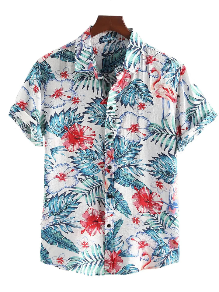 Milo | Hawaii Hemd mit Blumen Print