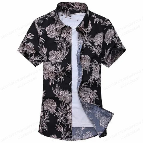 Felix | Hawaii Hemd mit Rosen Print