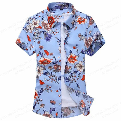 Felix | Hawaii Hemd mit Rosen Print