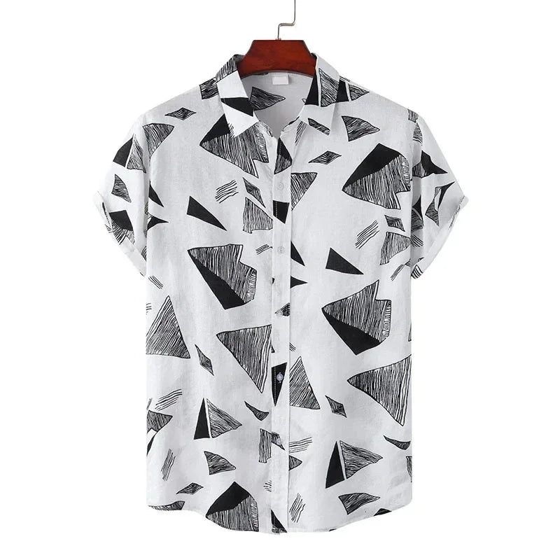 Konrad | Hawaii Hemd mit Patchwork Muster