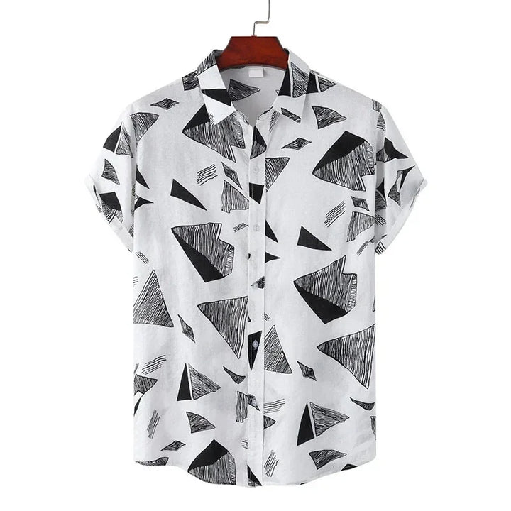 Konrad | Hawaii Hemd mit Patchwork Muster