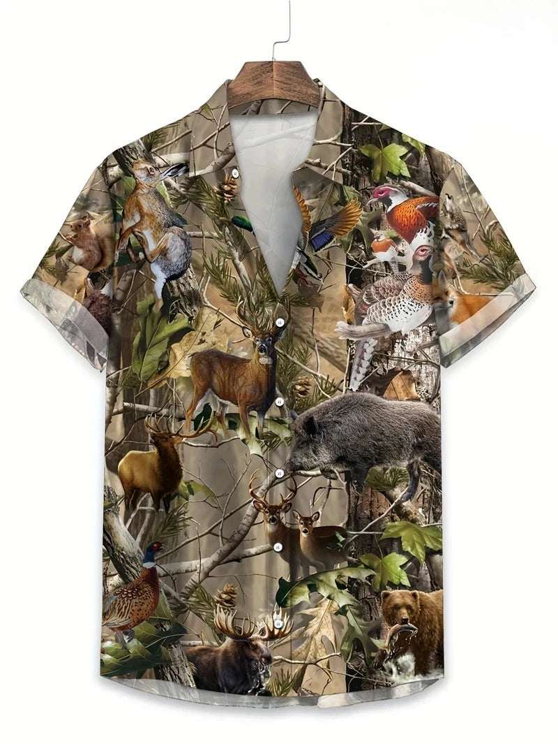 Valentin | Hawaii Hemd mit Blumen Print