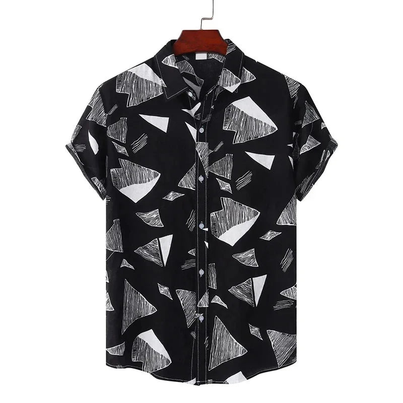 Konrad | Hawaii Hemd mit Patchwork Muster