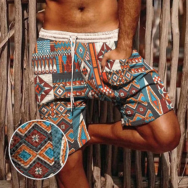 Mike | Boardshorts mit Ethno Print