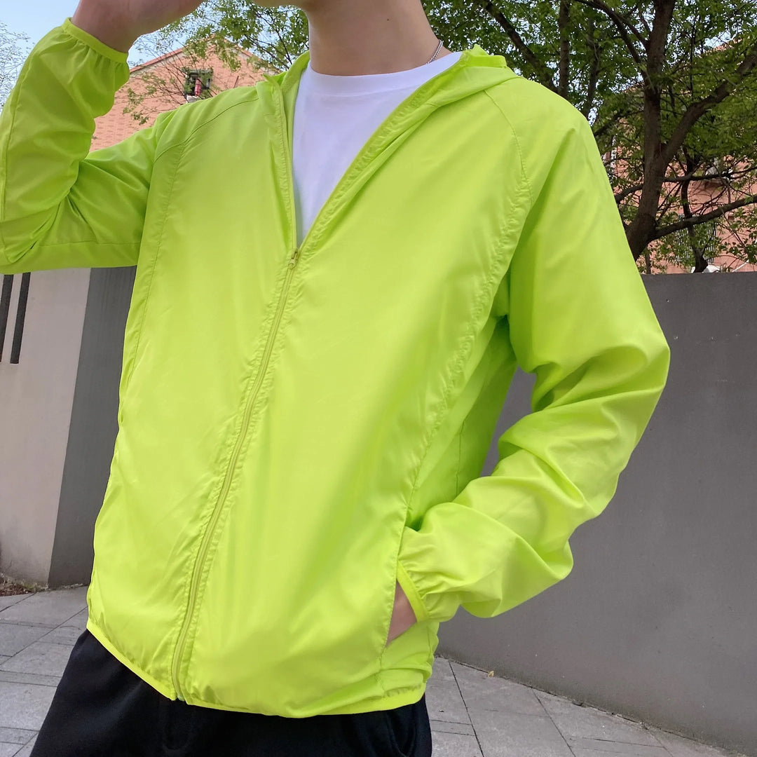 Herren Freizeitjacke | Kapuzenjacke mit Durchgehendem Reissverschluss | Leichte Passform | Aktiver Outdoor Stil