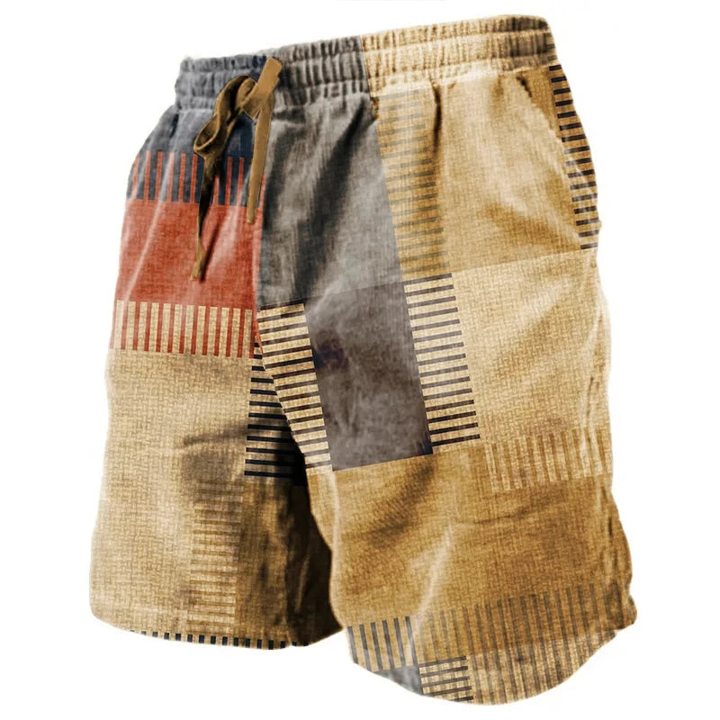 Kai | Beach Shorts mit Kompass Print