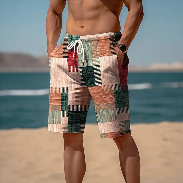 Jonas | Boardshorts mit Patchwork Print