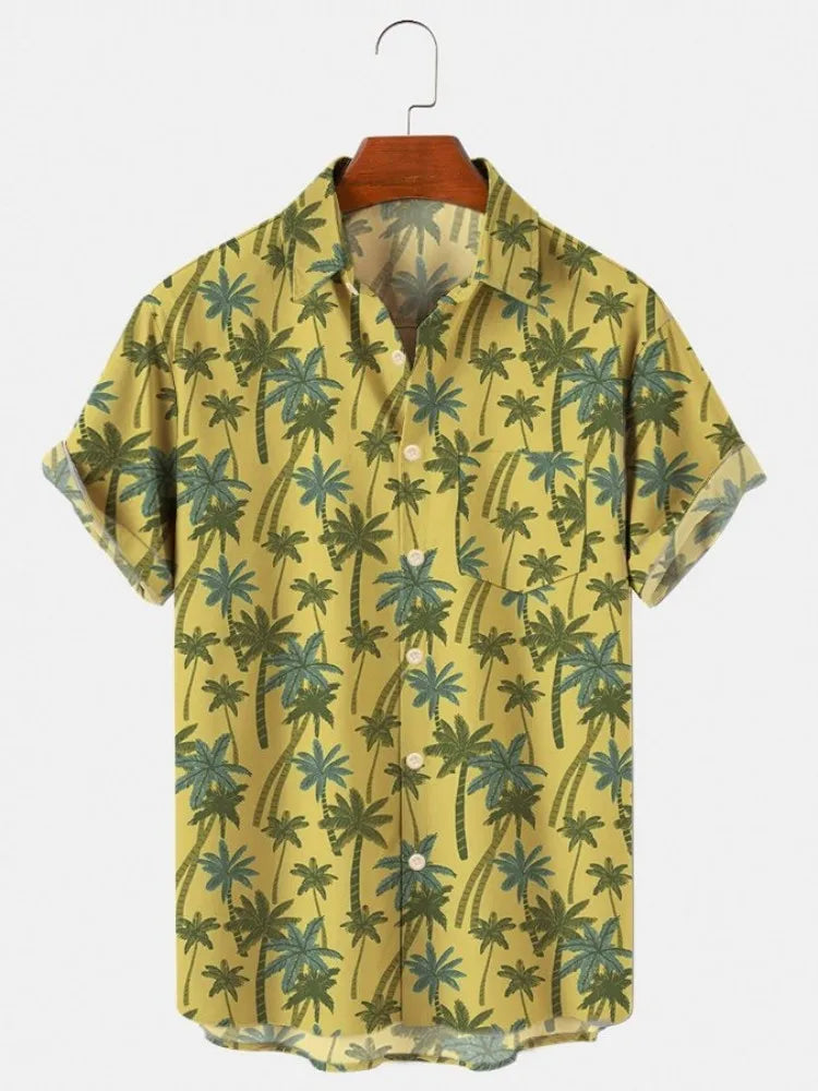 Silas | Hawaii Hemd mit Blumen Print