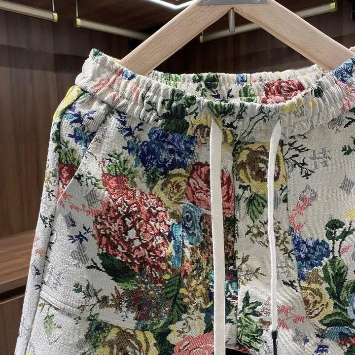 Florian | Shorts mit Blumen Print