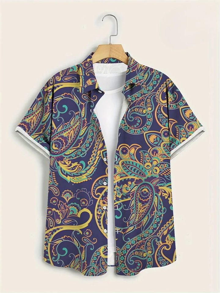 Milan | Hawaii Hemd mit Ethno Print