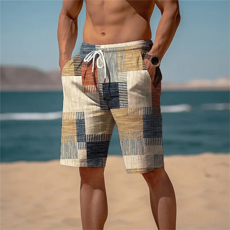 Jonas | Boardshorts mit Patchwork Print