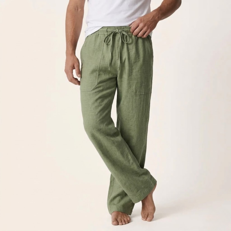 Hugo | Leichte Sommerhose mit elastischem Bund