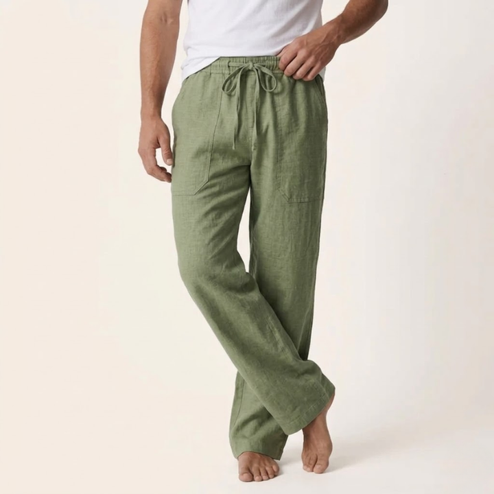 Hugo | Leichte Sommerhose mit elastischem Bund
