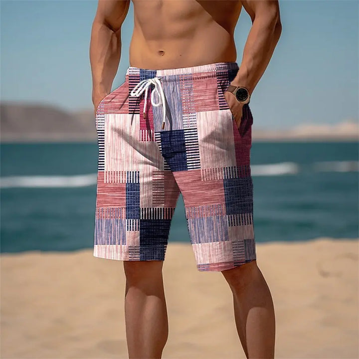 Jonas | Boardshorts mit Patchwork Print