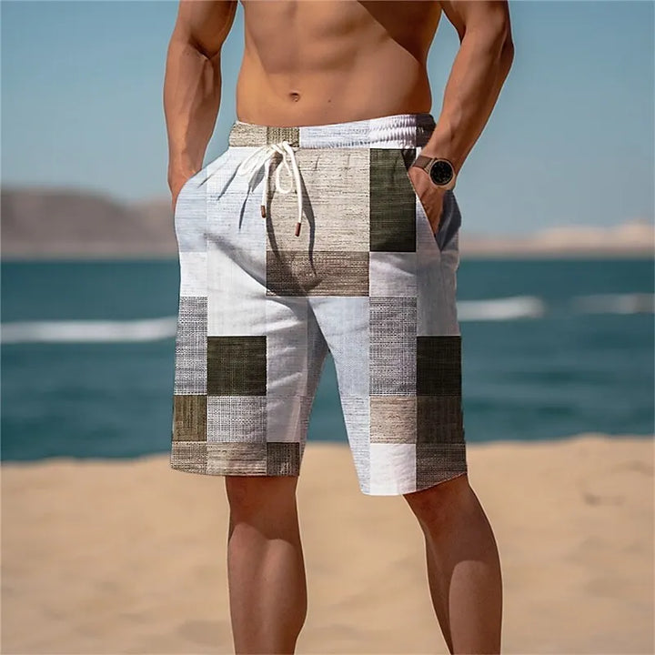 Jonas | Boardshorts mit Patchwork Print
