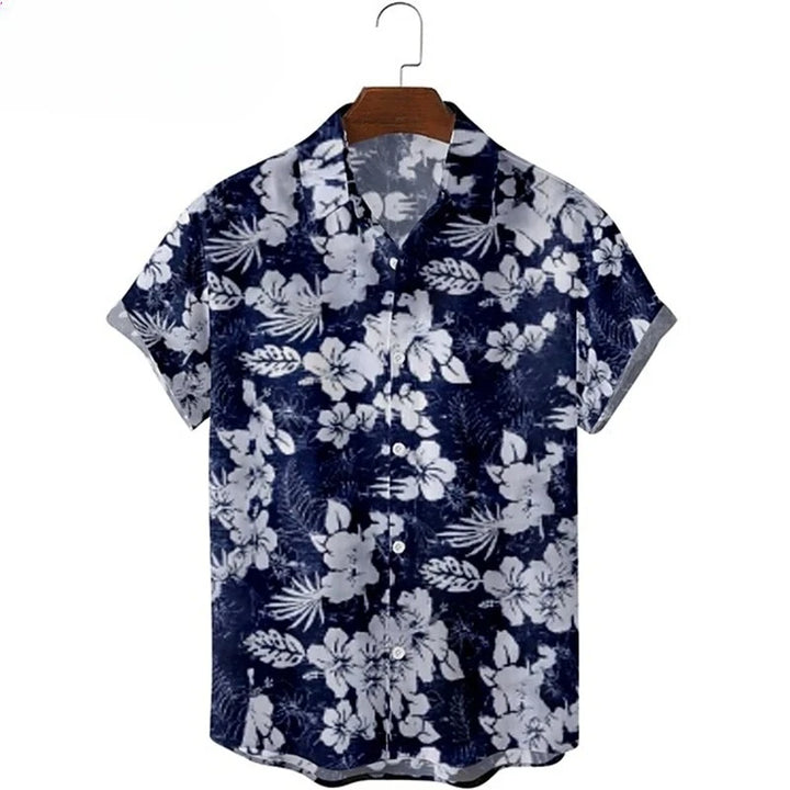 Dominik | Hawaii Hemd mit Blumen Print