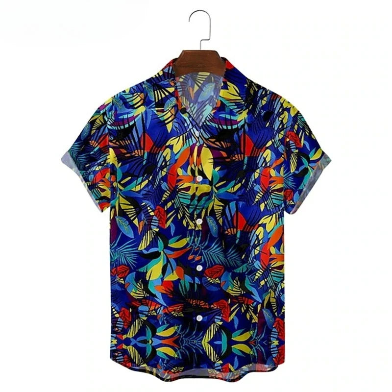 Dominik | Hawaii Hemd mit Blumen Print