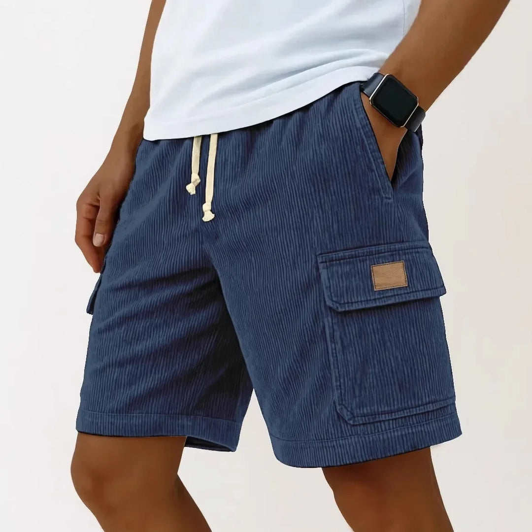 Men's Cargo Shorts | Multi-Pocket Design and Loose Fit | Perfect for Leisure and Outdoor Activities