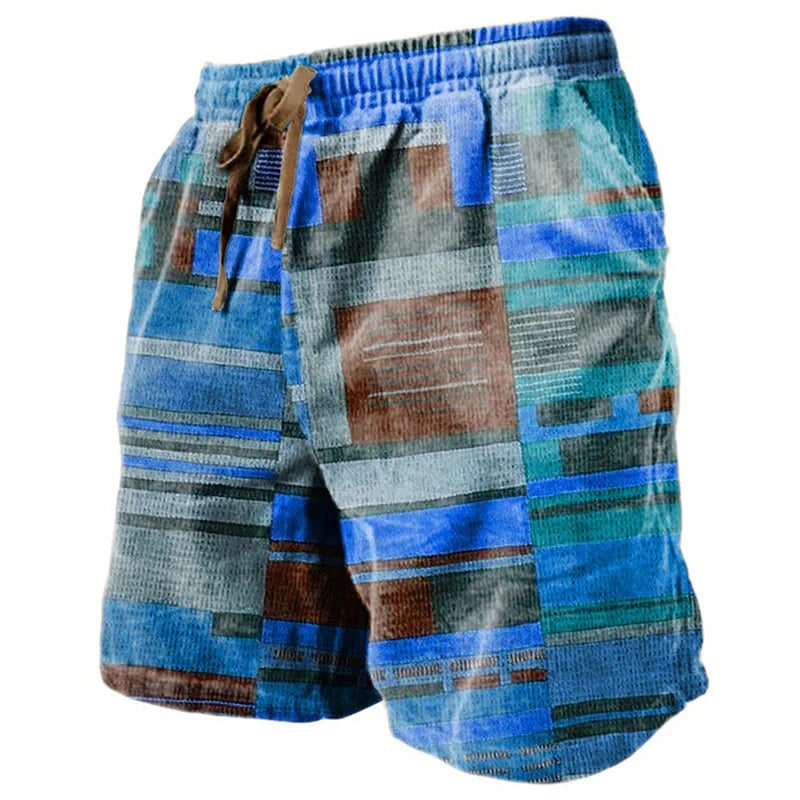 Kai | Beach Shorts mit Kompass Print