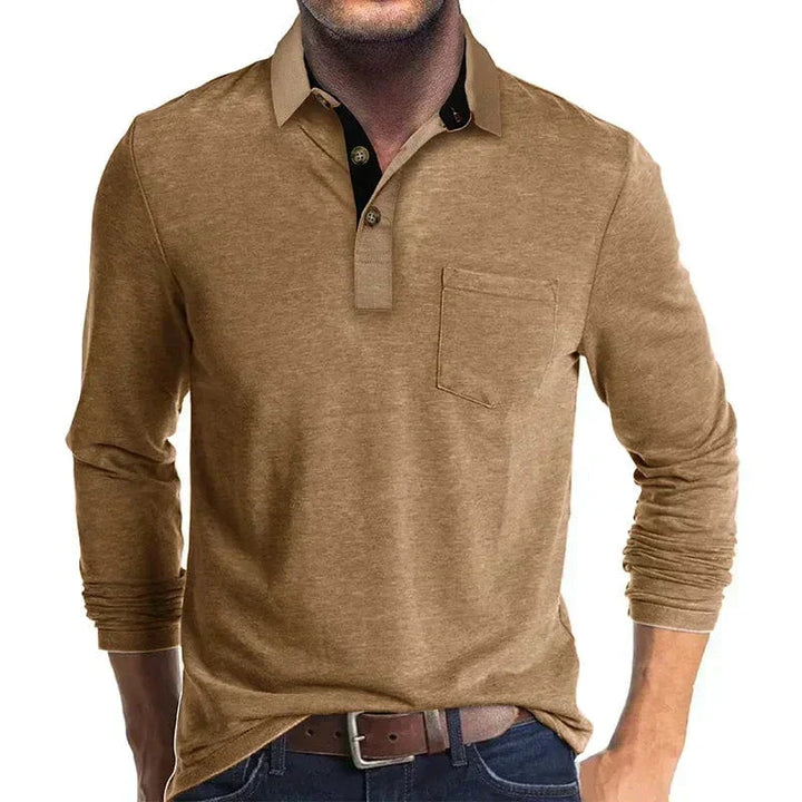 Daniel | Herren Langarm Poloshirt