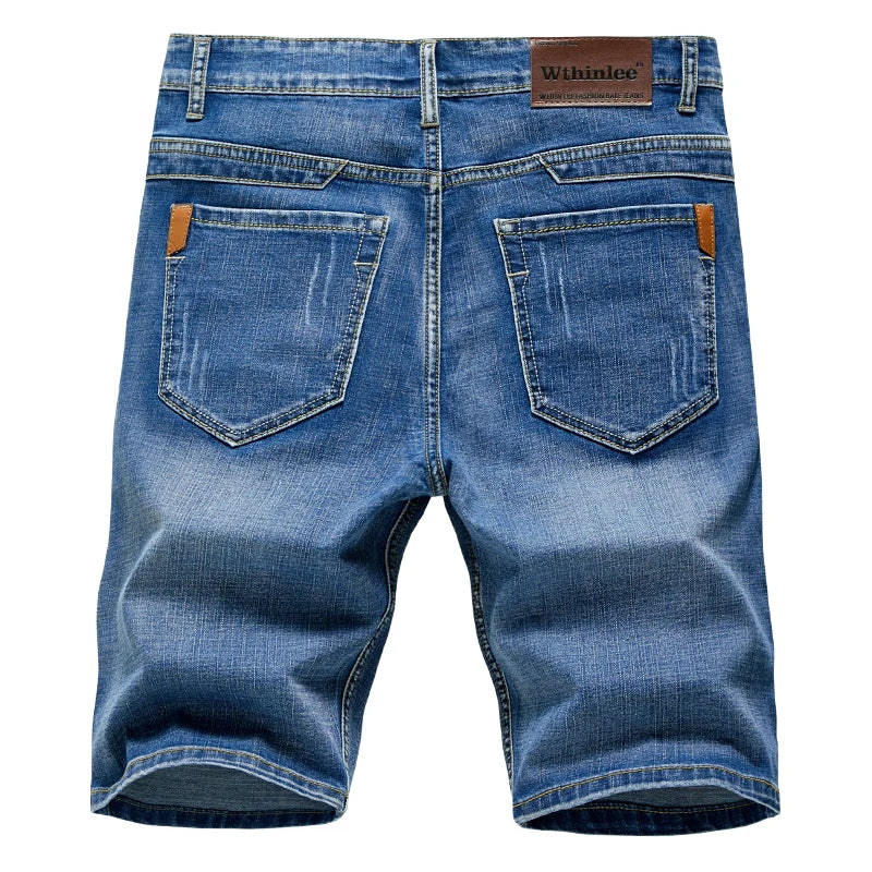 Herren Jeansshorts | Klassisches Five-Pocket-Design und Lockere Passform | Perfekt für Alltag und Sommer