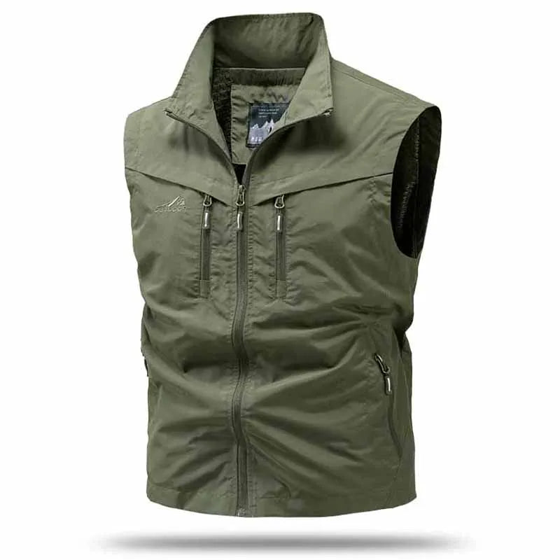 Herren Freizeitweste | Ärmelloses Design und Funktionaler Look | Perfekt für Outdoor-Aktivitäten