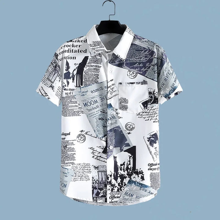 Marcel | Sommer Set mit Newspaper Print