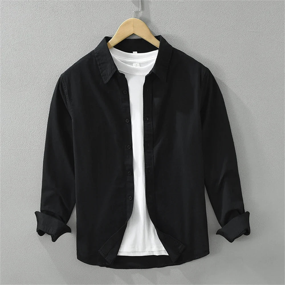 Herren Freizeithemd | Reguläre Passform mit Knopfleiste | Klassisches Kragendesign | Smart Casual Look