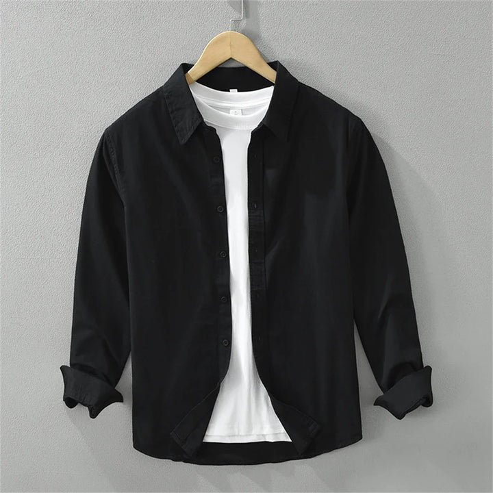 Herren Freizeithemd | Reguläre Passform mit Knopfleiste | Klassisches Kragendesign | Smart Casual Look