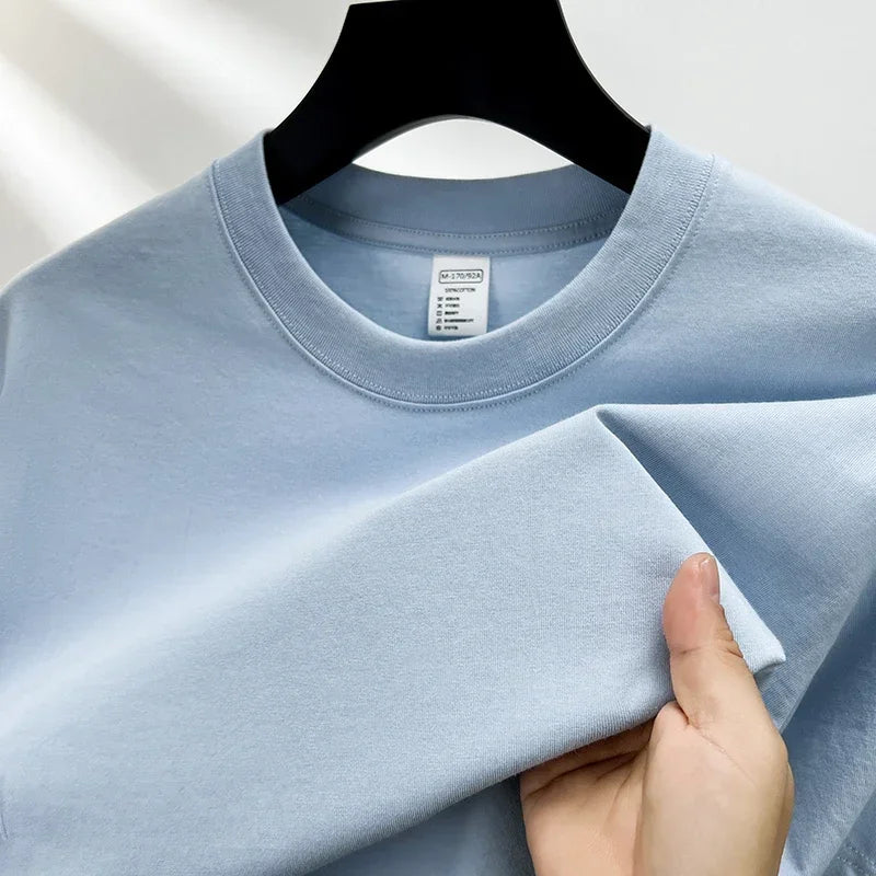 SwissFellas Herren T-Shirt mit Rundhalsausschnitt, lockere Passform