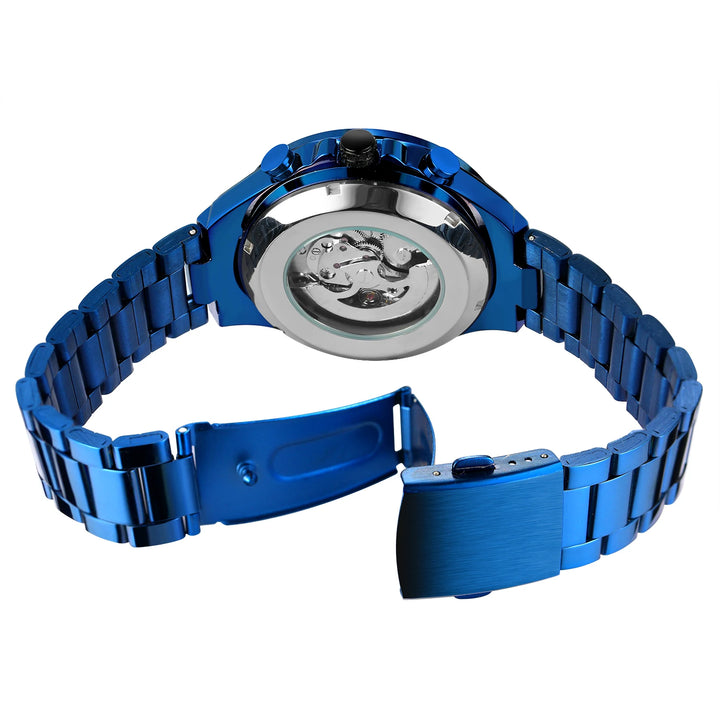 Herren Skelettuhr | Offenes Zifferblatt und Markantes Design | Stilvoller Blickfang
