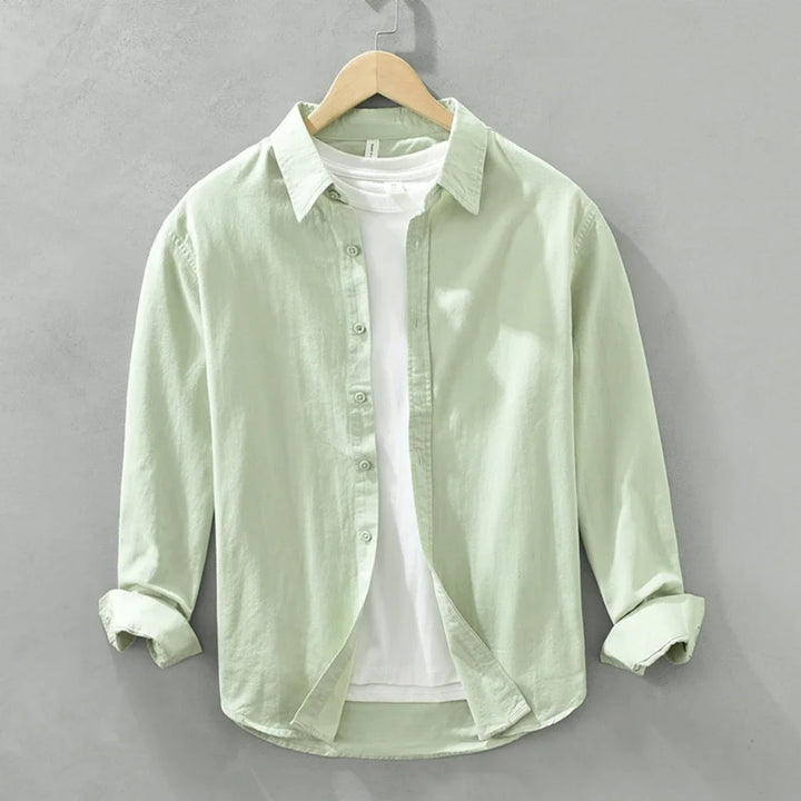 Herren Freizeithemd | Reguläre Passform mit Knopfleiste | Klassisches Kragendesign | Smart Casual Look