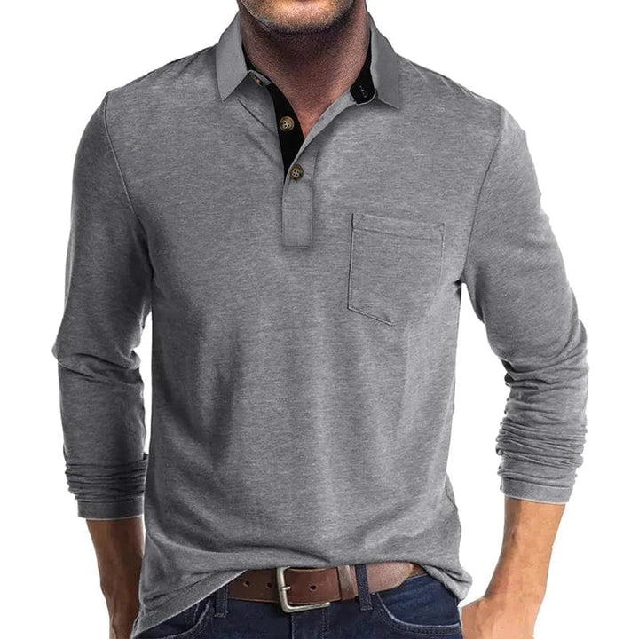 Daniel | Herren Langarm Poloshirt