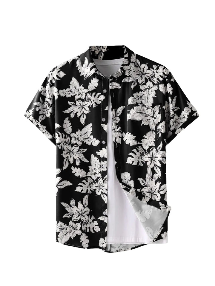 Milo | Hawaii Hemd mit Blumen Print