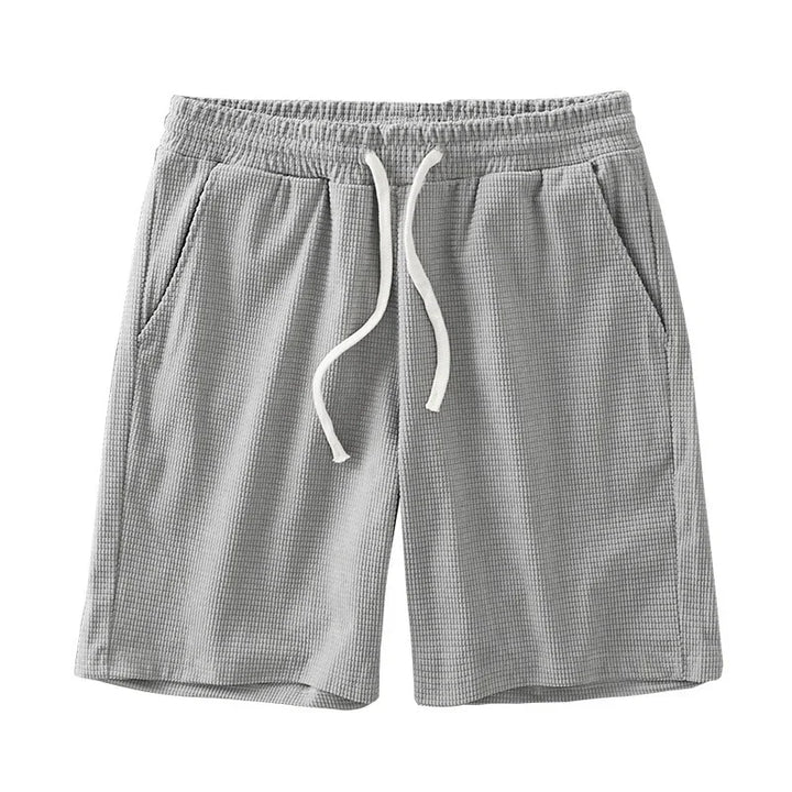 Emilian | Waffel Shorts mit Kordelzug