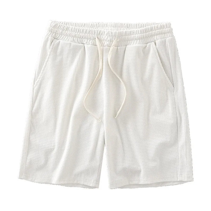 Emilian | Waffel Shorts mit Kordelzug
