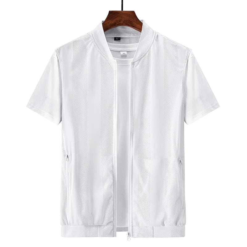 Herren Freizeitweste | Luftiges Design und Bequeme Passform | Perfekt für Reisen und Freizeit