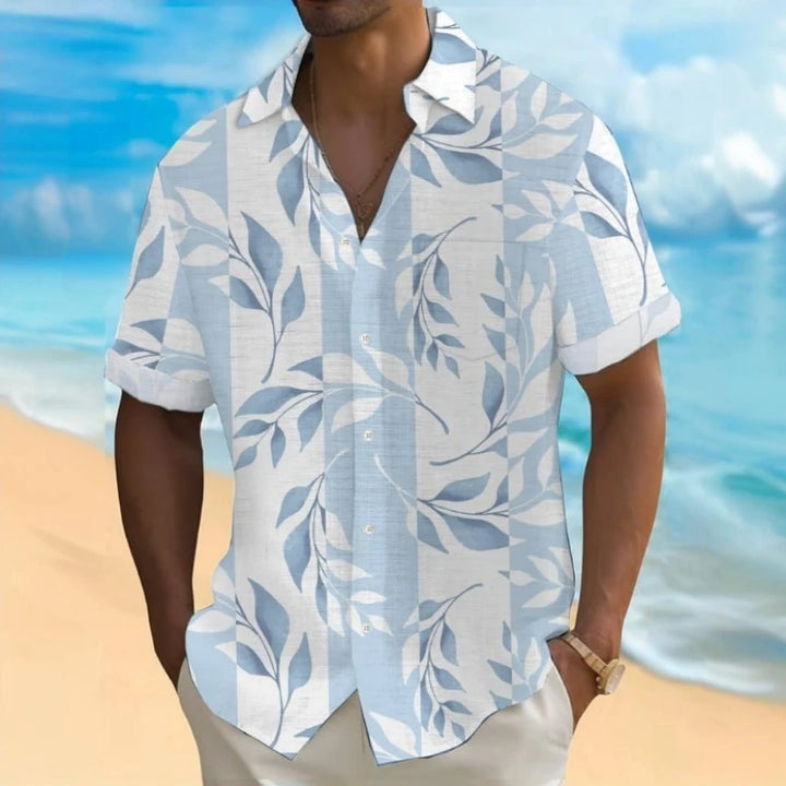 Moritz | Hawaii Hemd mit Palmen Print