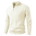 Peter | Herren strukturierte Zip Strickjacke