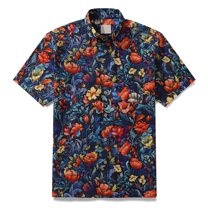 Damian | Hawaii Hemd mit Blumen Print