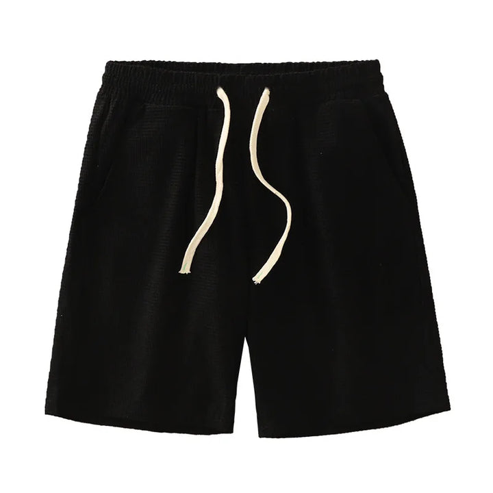 Emilian | Waffel Shorts mit Kordelzug