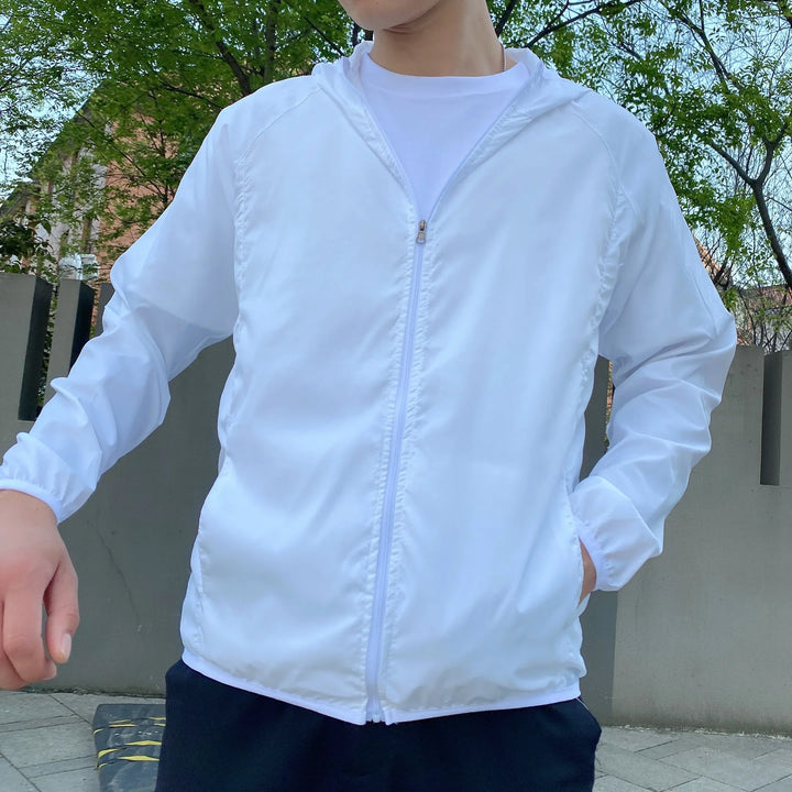 Herren Freizeitjacke | Kapuzenjacke mit Durchgehendem Reissverschluss | Leichte Passform | Aktiver Outdoor Stil