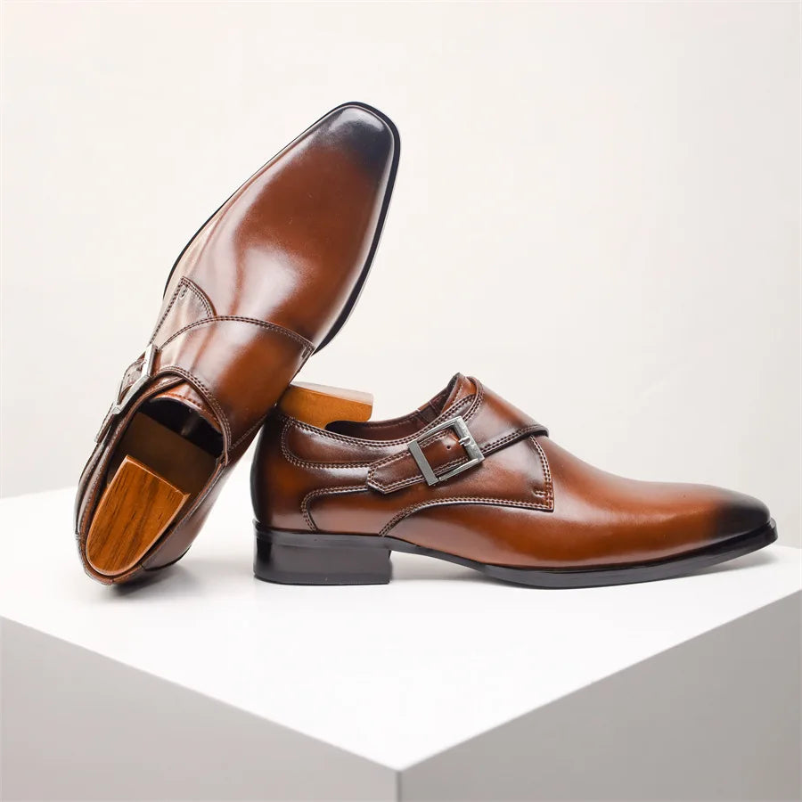 Leon | Herren Business-Schuhe mit Schnalle