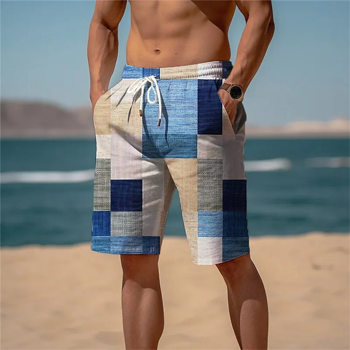 Jonas | Boardshorts mit Patchwork Print